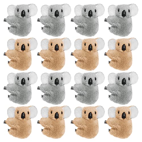 Haakong 16pcs Koala Clip Pencil Buddy Clip On Pencil Topper Animal Hungers Koala Birthday Party Supplies
