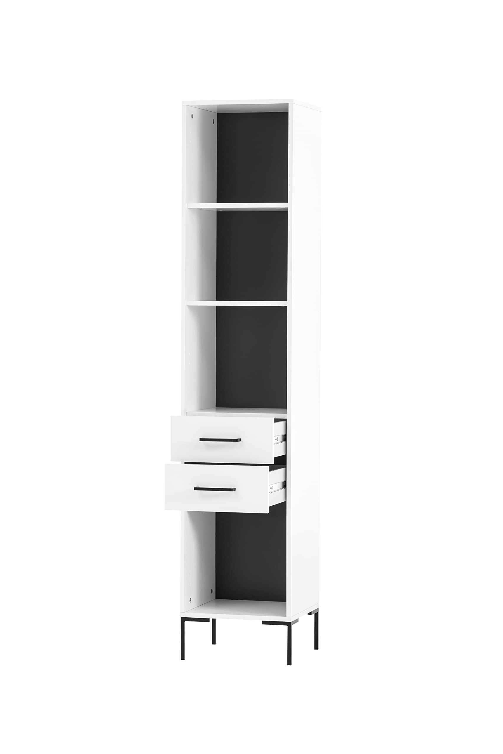Montana 150628 Aktenschrank, 40 2 x 39 x 194 2 cm, weiß matt