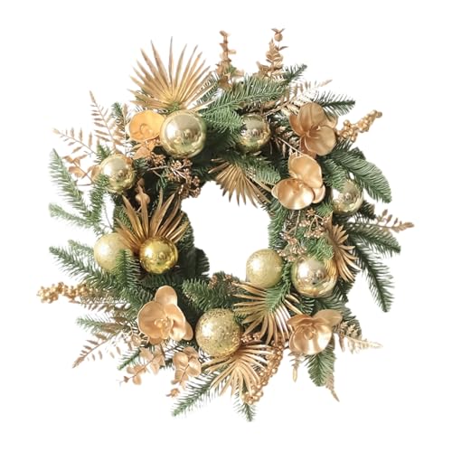 Quorvex Großer Weihnachtskranz - 48 Zentimeter Künstliche Winter...