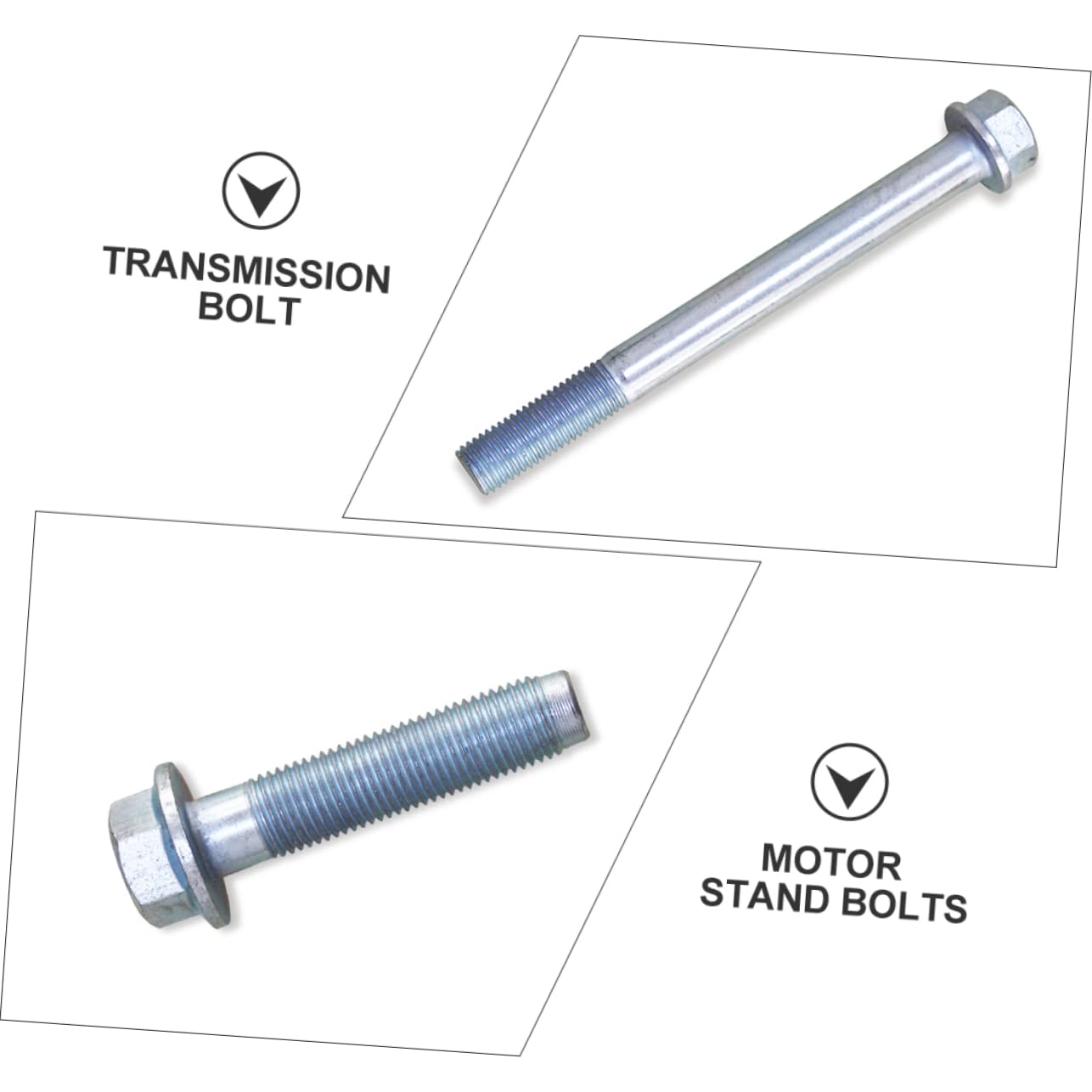 Zerodeko 12pcs Series Engines Bolts Car Transmission Stand Bolt Kit Easy Installation