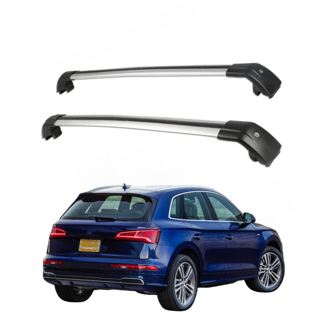 Lockable Roof Cross Bars for Flush Rails for Audi Q5 (8RB) 2009-2017