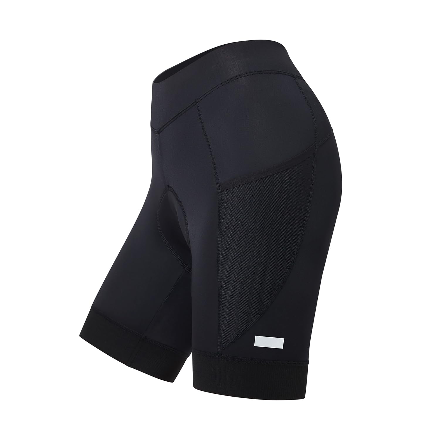 NUCKILY Short de cyclisme rembourré pour femme avec poches - Léger et respirant - Rembourré 4D - Noir