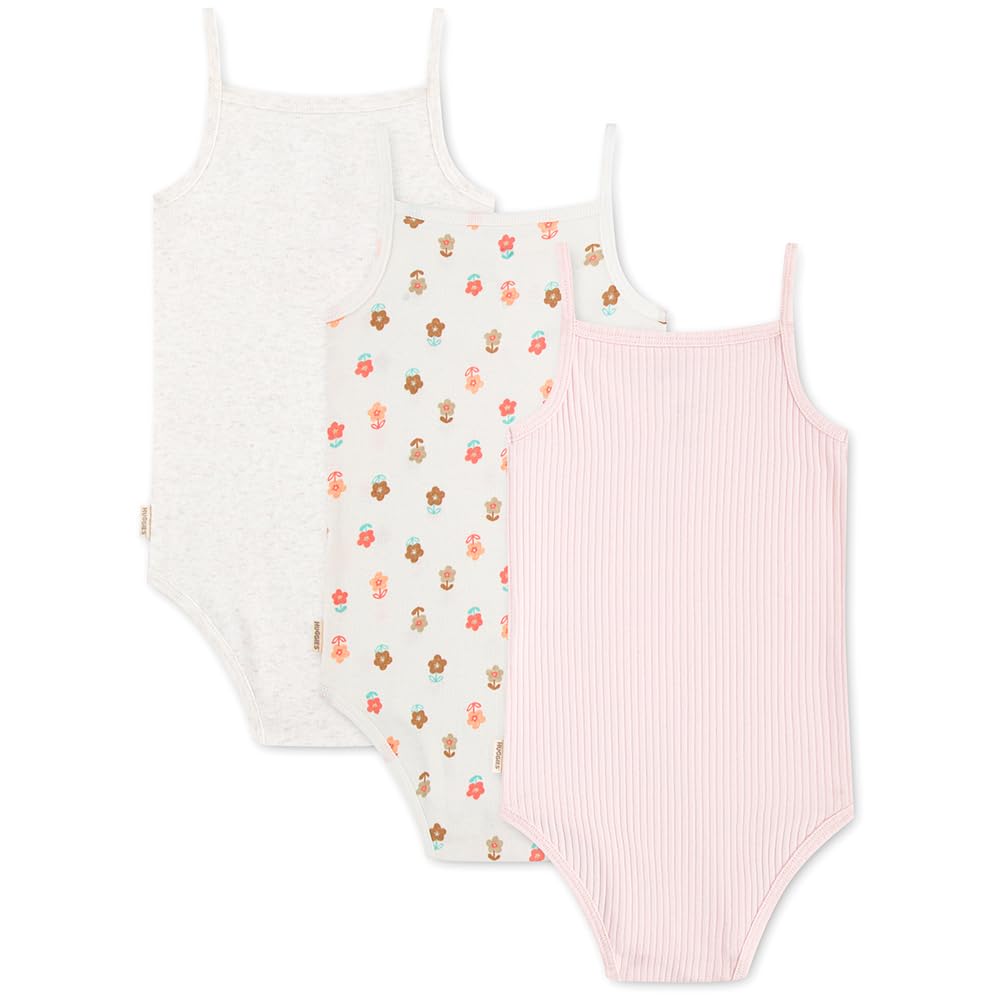 Huggies Body con Spalline (Confezione da 3) Bianco Bimba 0-24