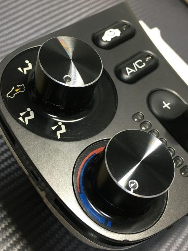 RX-7 FD3S用薄型エアコンダイヤル(透過照明あり)】アルミエアコン