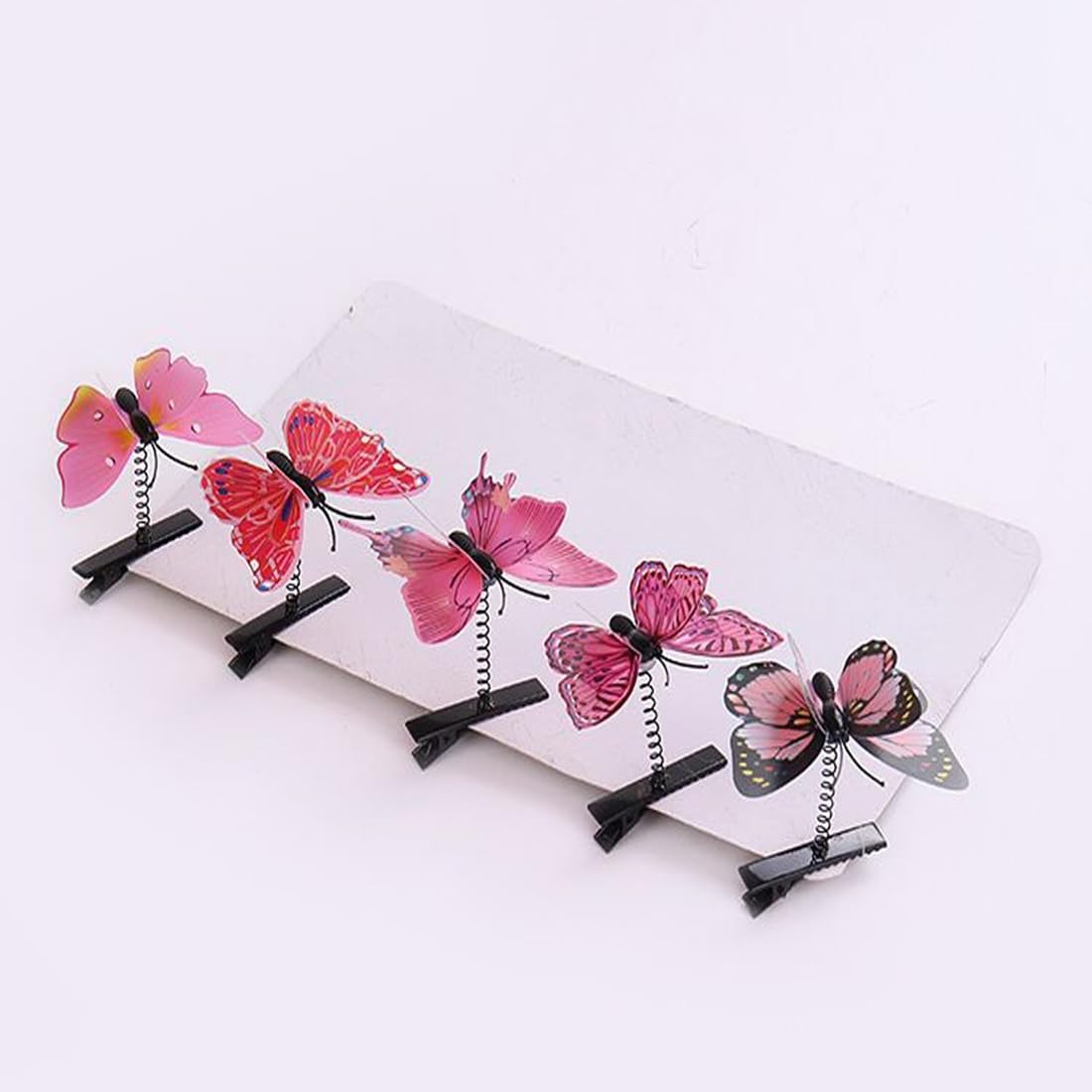 Multicolor Butterfly Hair Clips, Set of 3, Gift for Her