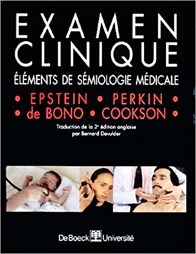 Couverture de Examen Clinique. Elements De Semiologie Medicale