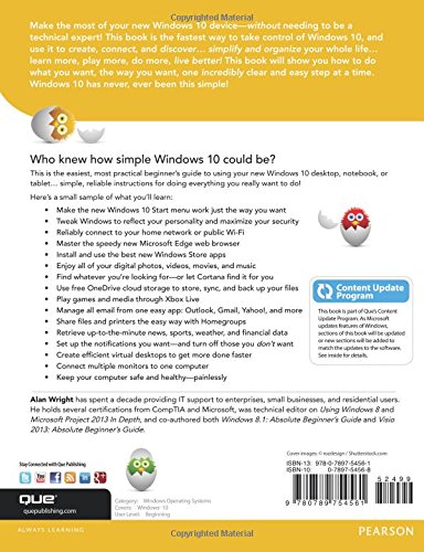 Windows 10 Absolute Beginner's Guide (includes Content Update Program)