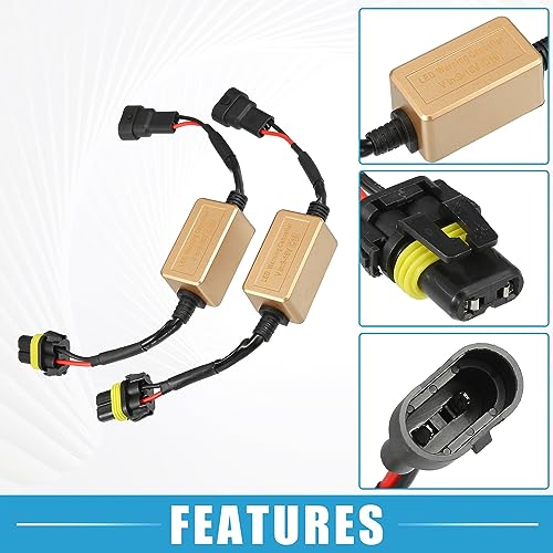 Decodificador Canbus para faros LED C16 9006 HB3 HB4 set 2 miniatura 3