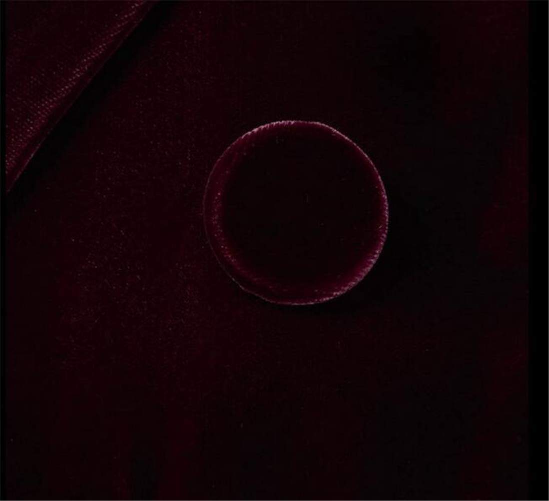 Burgundy Velvet Pantsuits for Women Formal Party Blazer Ladies Business Office Tuxedos Work Wear Suits
