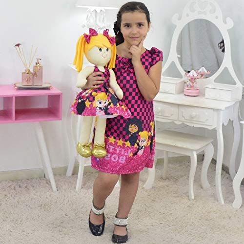 Tal Menina Tal Boneca Helo - Vestido Poderosa Chefinha Trapézio