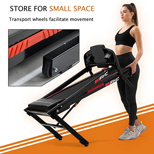FYC Under Desk Treadmill - 2 in 1 Folding Treadmill Desk Workstation for Home 3.5HP 300LBS Weight Capacity, Free Installation Foldable Treadmill Compact Electric Running Machine for Office - Image 4