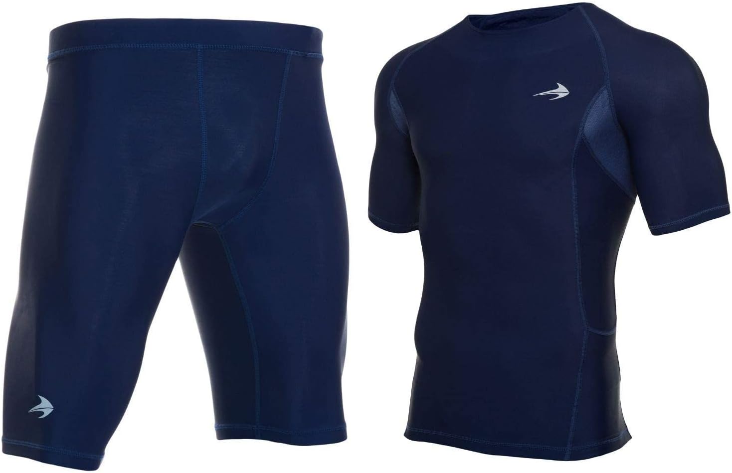 CompressionZ Men's Compression Shorts & Short Sleeve Shirt