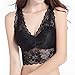 Sleep Koala Women's Sexy Lace Bralette Padded Bra Yoga Bralettes Wire Free Sleep Lingerie Black XXL (40B, 38C) …