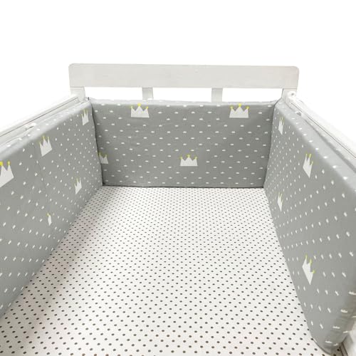 La mejor comparación de Protectores para cunas y camas de bebé para comprar hoy. 45 AVSMGP Cubierta De Riel De Cuna, Almohadillas Protectoras De Cuna De Algodón- Trenza para Cuna Bebe para Niños Y Niñas, Suaves Y Cómodos,K