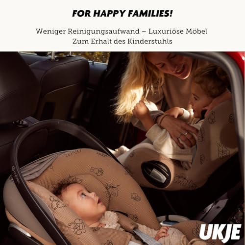 UKJE Schutzabdeckung kompatibel mit Cybex Sirona Z und Sirona T i-size - Autositzbezüge für Kinder - Autositzbezug für Kinder (Schwarz)