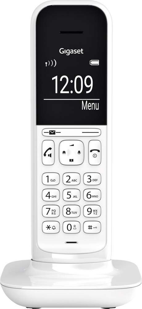 Gigaset CL390 Telefono cordless di design senza segreteria telefonica (telefono DECT con funzione vivavoce, ampio display grafico), Satellite grigio