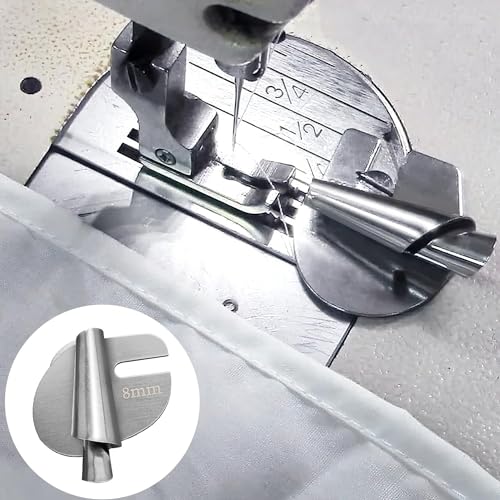 image for WEISPO 5pcs Sewing Rolled Hemmer Foot, Sewing Machine Presser Foot Hem