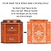 Harney & Sons Hot Cinnamon Spice Tea Tin - Black Tea with Orange & Sweet Clove - 2.67 Ounces, 30 Sachets