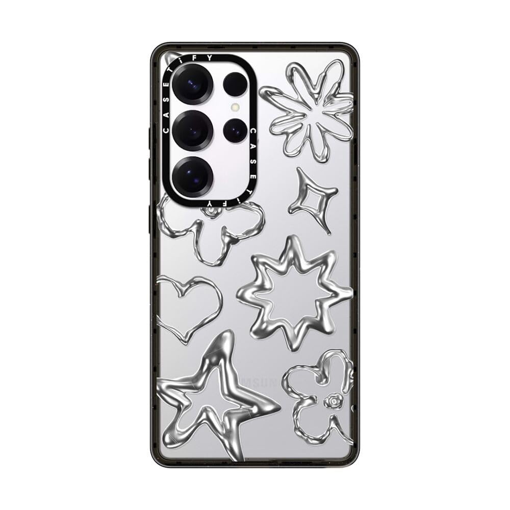 Amazon.com: CASETiFY Impact Galaxy S25 Ultra Case - Chrome Doodles