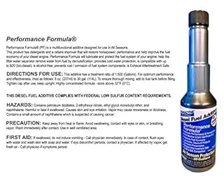 4 Bottles of Stanadyne 38564 Performance Formula 8 oz Diesel Fuel Additive