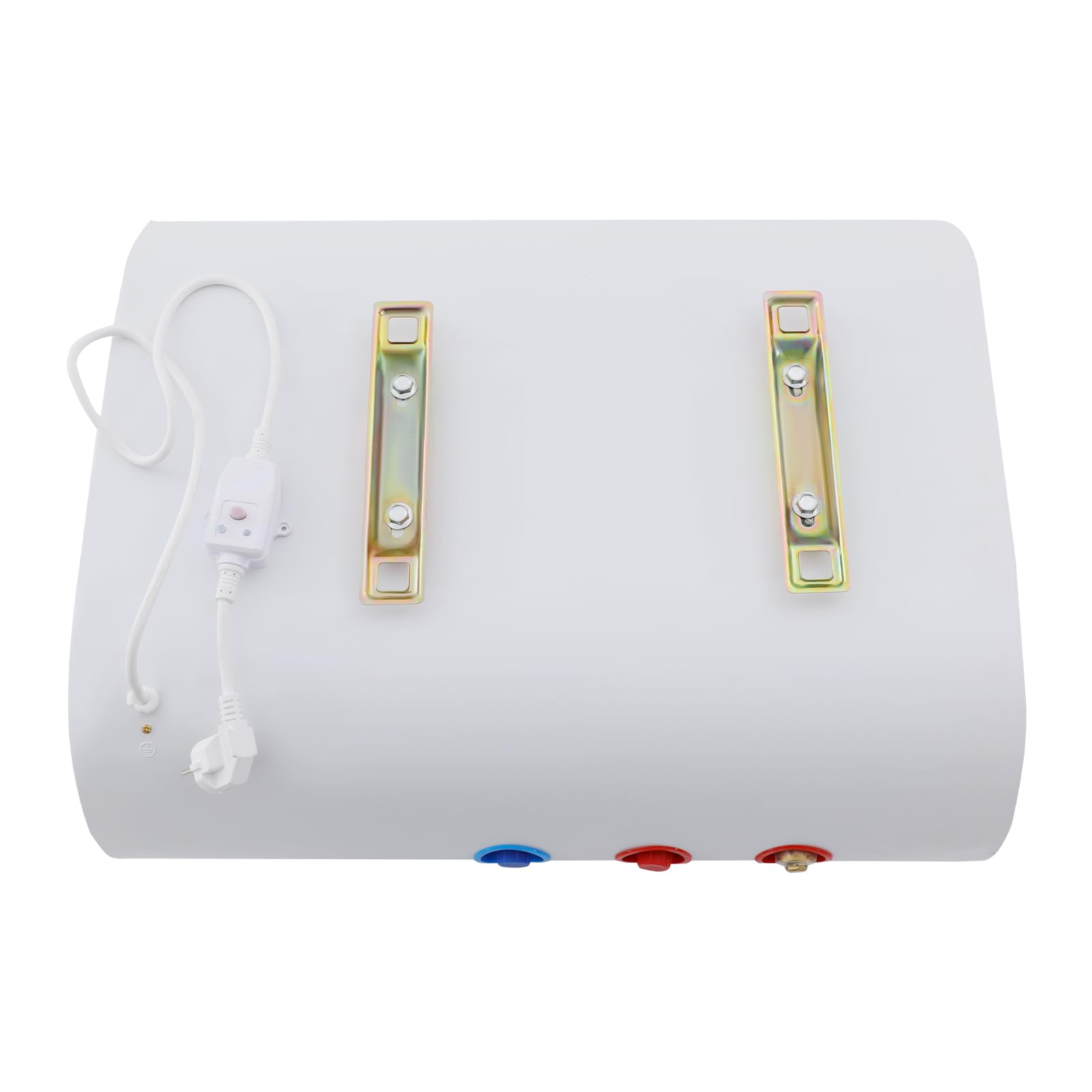 Serbatoio per acqua calda elettrica da 80 l, 220 V, scaldabagno a parete, con termostato, 30 – 75 °C, con unità doccia e dispositivo di protezione contro le perdite