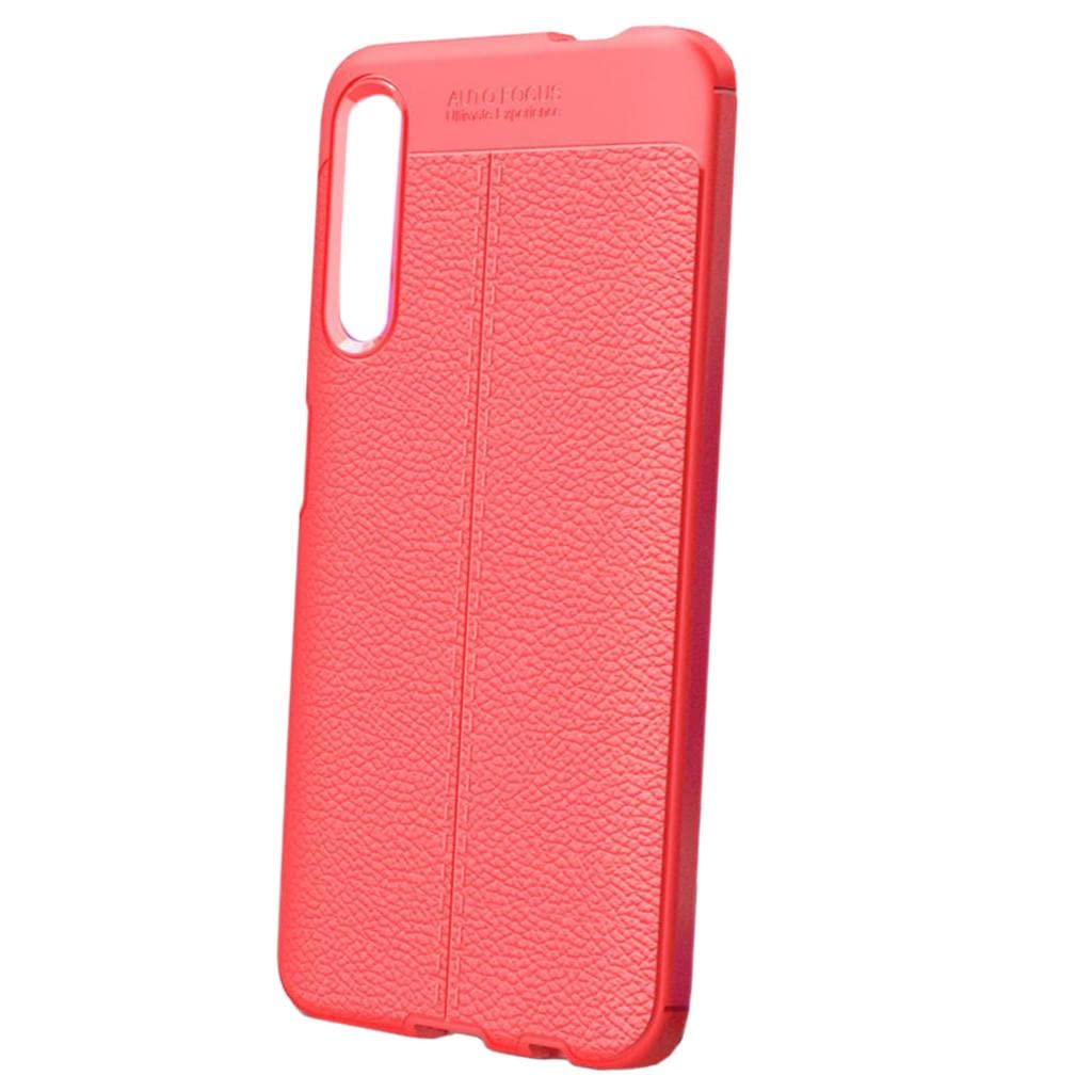 Bageshwar Balaji Carbon Fiber Soft Mobile Phone Case for Android Red