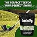 EcoSwing Bamboo Golf Tees - Reduce Side Spin and Friction - Professional Wooden Golf Tees 3 1/4 inch - Biodegradable Tees - Golf Tees Bulk Bag - Pack of 100 for Golf Driver Accessories