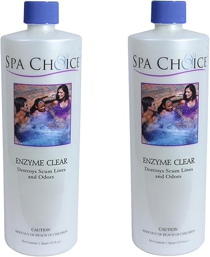 Miniatura 4 de SpaChoice 472-3-1011-02 Clarificador enzimático transparente para spas y jacuzzis, 1 pinta, paquete de 2