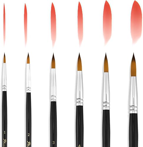 Miniatura 7 de MeiLiang - Juego de pintura de acuarela, 36 colores en caja portátil con anillo de metal y 7 pinceles de pintura, suministros de arte para pintura,