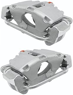 AutoShack BC2830PR Rear Brake Calipers Assembly Pair Set of 2 Driver and Passenger Side Replacement for Chevrolet Silverado 1500 Classic GMC Sierra 1500 Classic Cadillac DeVille 2006-2011 DTS 4WD RWD