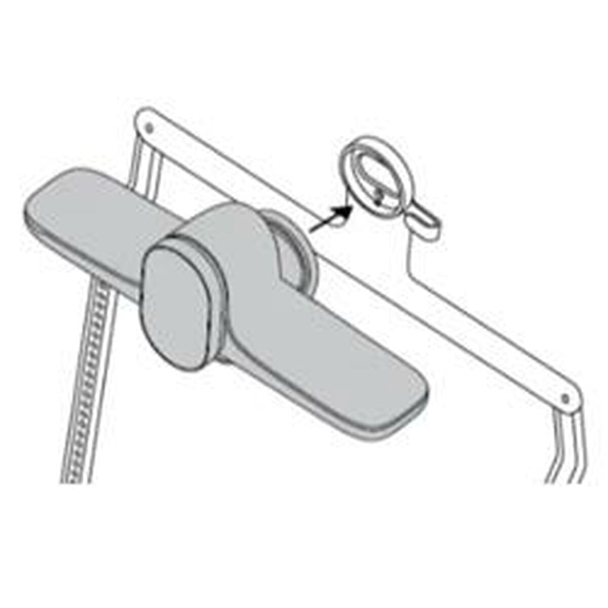HP Poly Studio E70 VESA Mount Wall mount White