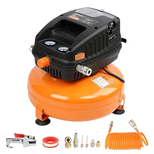 FORNAX Pancake Air Compressor, 3 Gallon, 110 PSI Portable Air Compressor, Oil Free