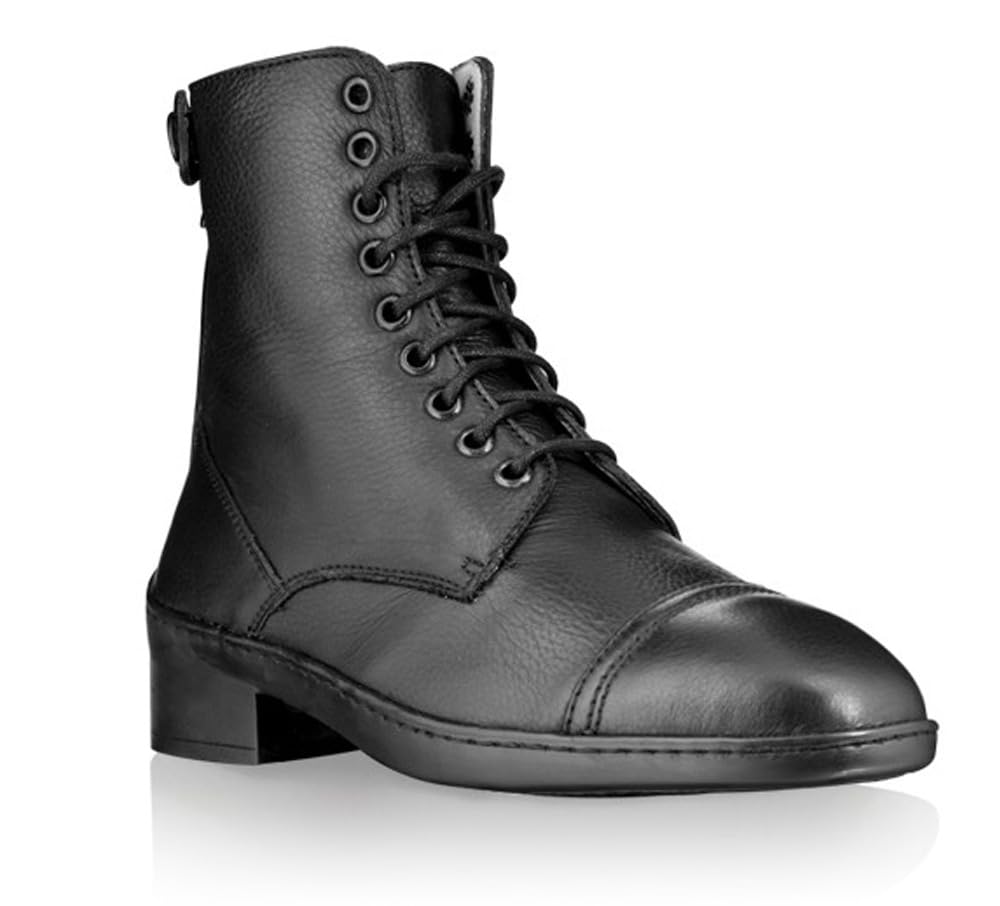 PIONEER Stiefeletten Diana - Reitstiefel für Damen und Herren - Aus Leder, mit Reißverschluss und Schnürung