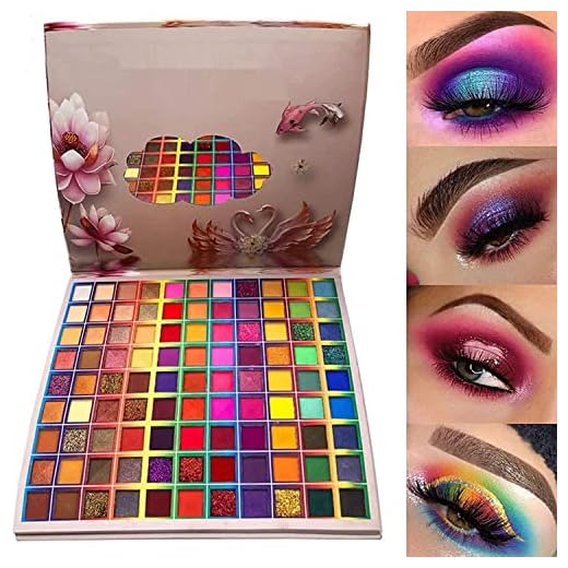 Paleta de sombras de ojos de 99 colores, paleta de maquillaje de fusión con brillo mate, sombra de ojos pigmentada profesional, resistente al agua, de larga duración, colorida, en polvo para sombras