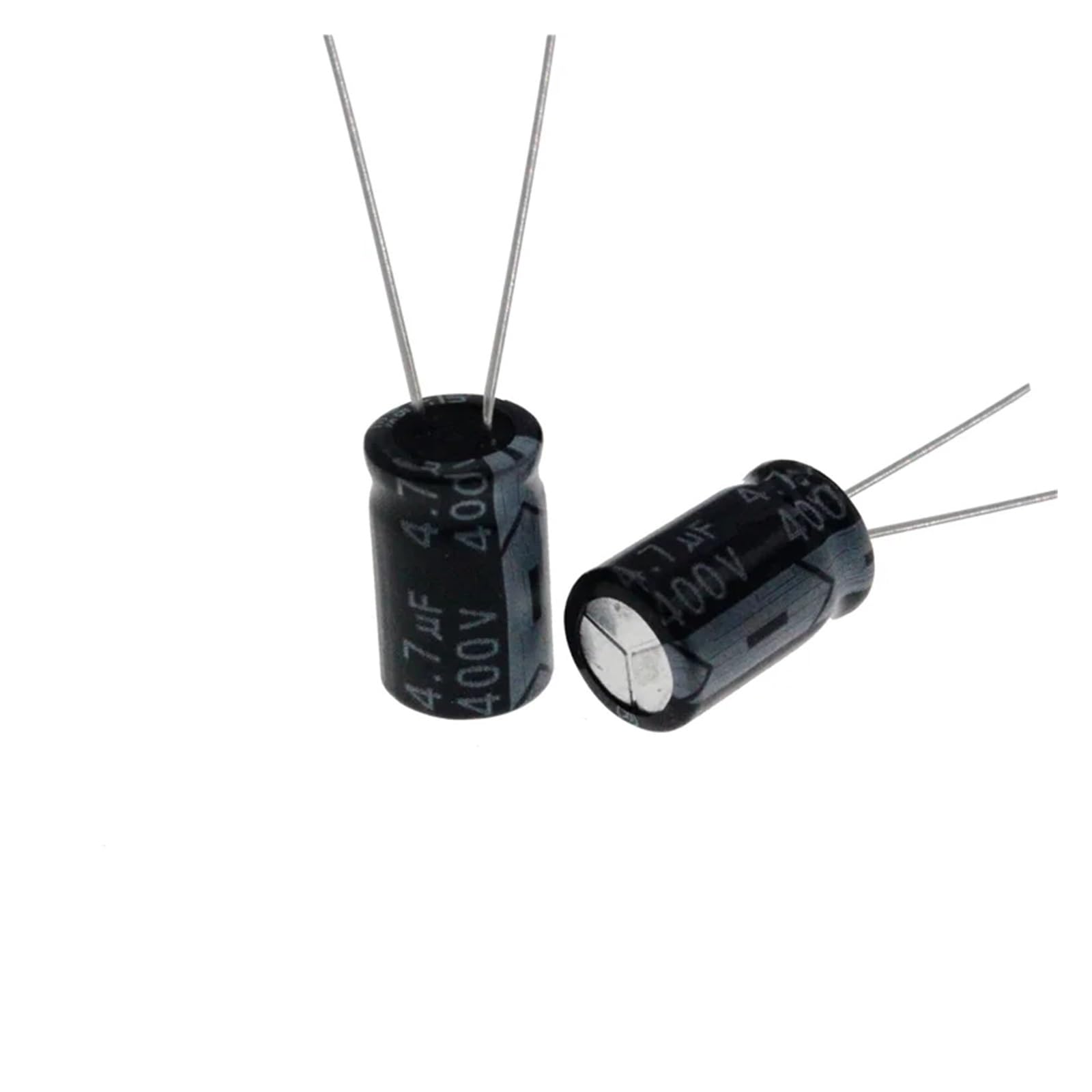 ICXLPMC 20pcs 400V 4.7uF 400Volt 4.7MFD Aluminum Electrolytic Capacitor 6 * 11mm Radial 4.7mf400v 4.7uf400v 400v4.7mf 400v4.7uf