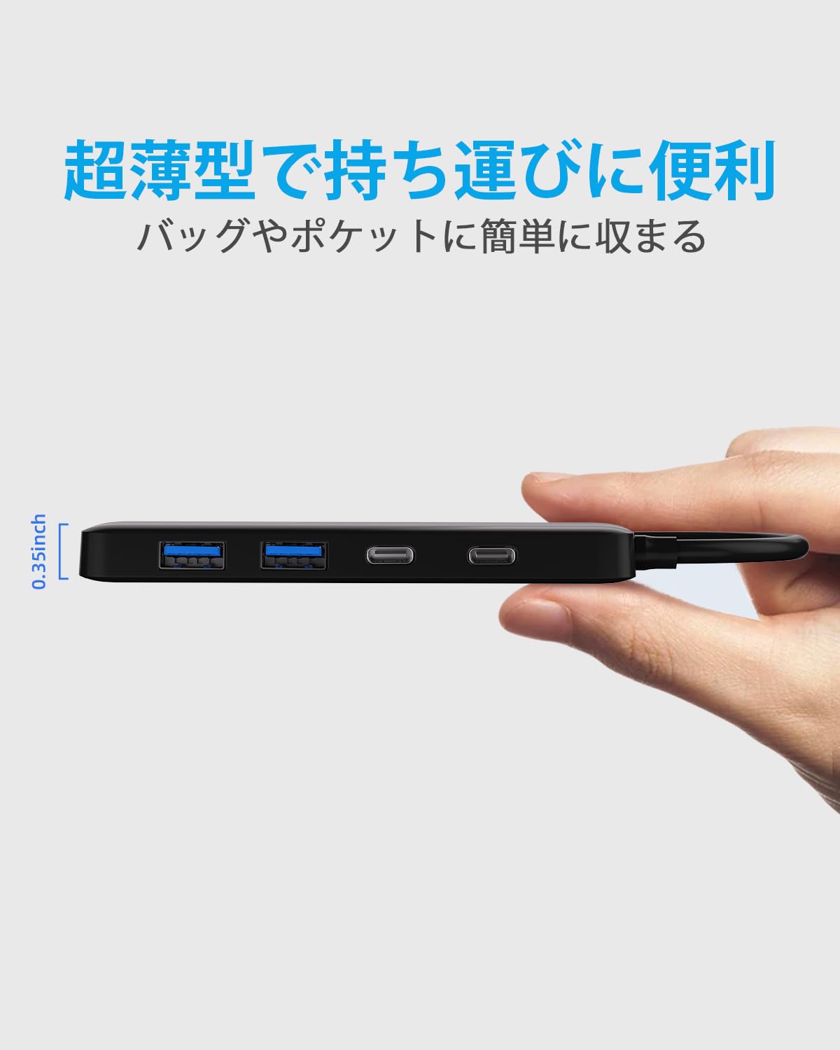 Amazon | NewQ USB ハブ Type-C Type-A 両方 4ポート2* USB-C 3.0と2