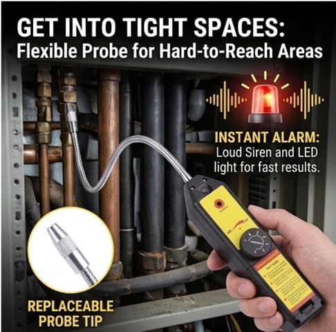 Amazon.com: Refrigerant Leak Detector, High Sensitivity Halogen