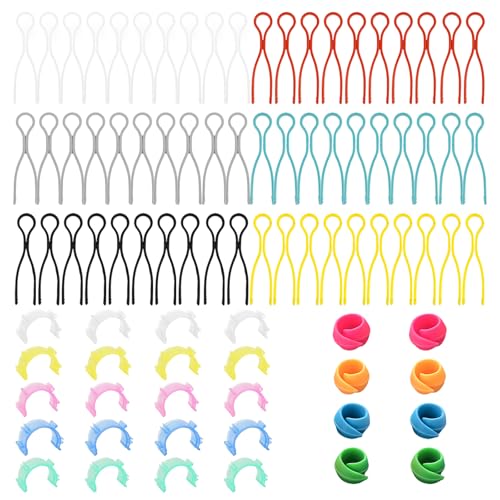 Sxutop Pinces de Canette 88 Pièces Porte Canette de Couture Clips de Porte-Canette en Plastique Support Canette de Fil Couture Colorés Hugger de Bobine de...