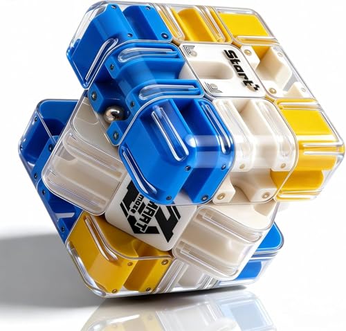3D Labyrinth Würfel, Großes Labyrinth 3D Puzzles Large Blue