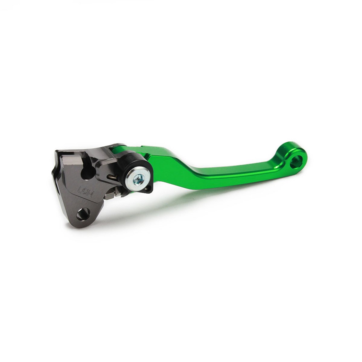 Aluminium CNC-Schwenk Bremse Kupplungshebel für Kawasaki KX250F KX450F 2013-2016 - Grün