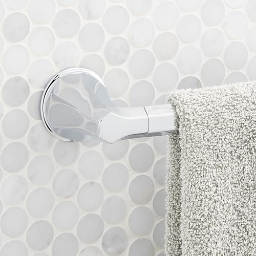 Signature Hardware 955088 Elita 24" Towel Bar - Chrome