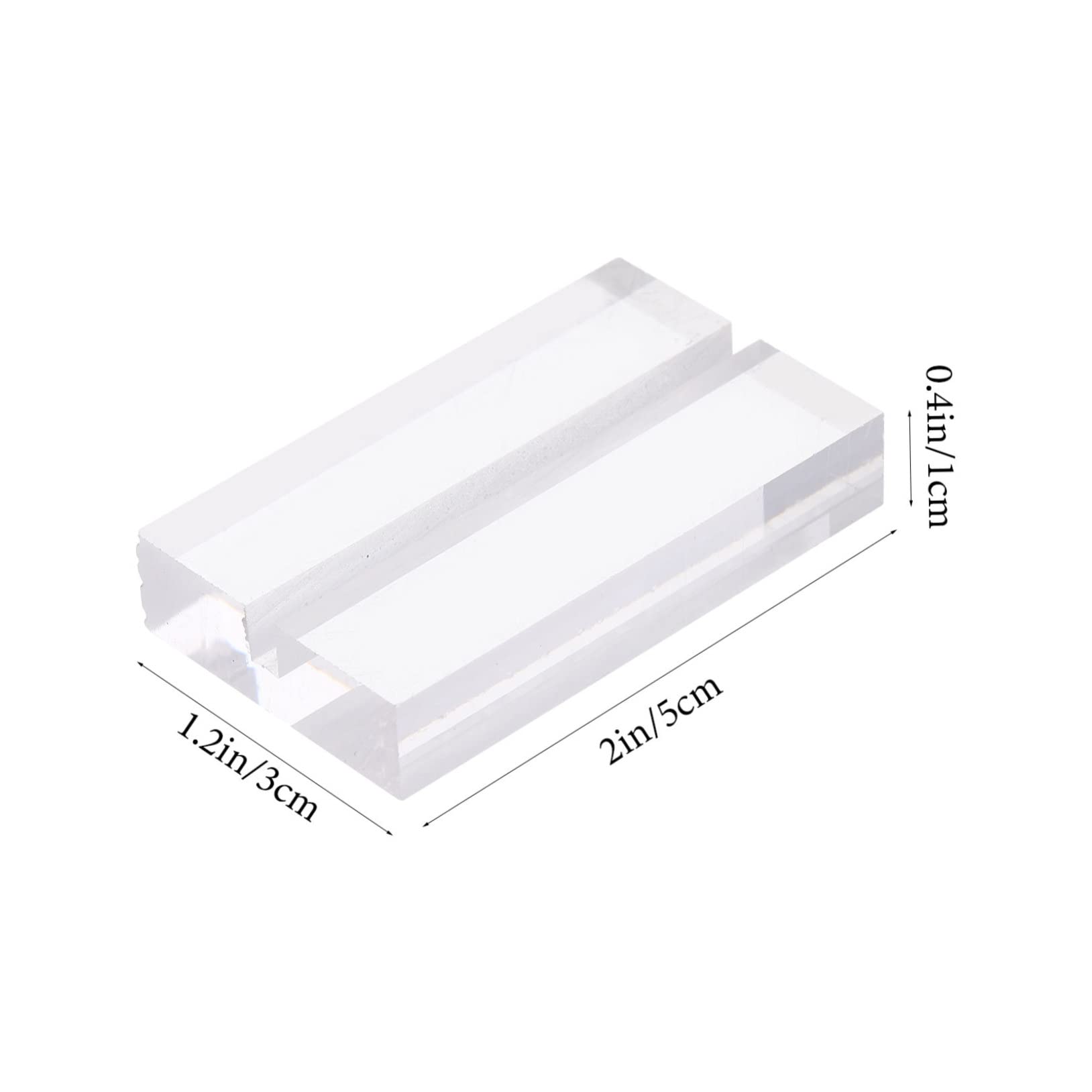 COLLBATH 16stücke Acryl-kartenständer als Platzkartenhalter Tischnummernständer und Kartenpräsentationsständer für Hochzeiten Büros und Dinnerpartys