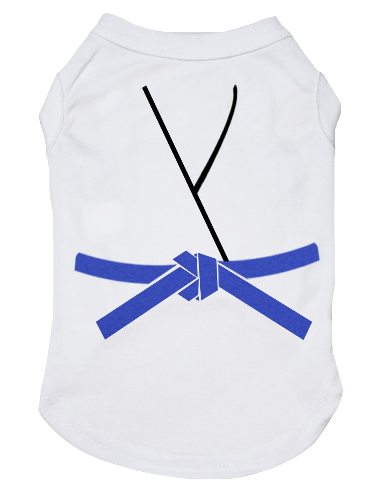 Maillot pour chien blanc et bleu résistant taille S en jersey