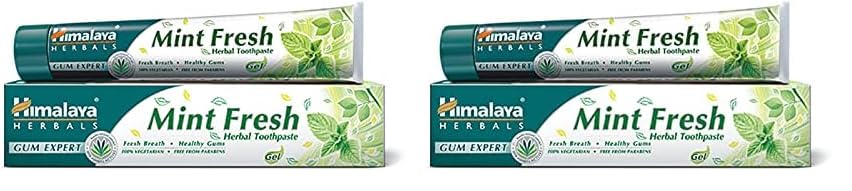 Himalaya Minze Fresh Kräutertee Zahnpasta 75 ml (Packung mit 2)
