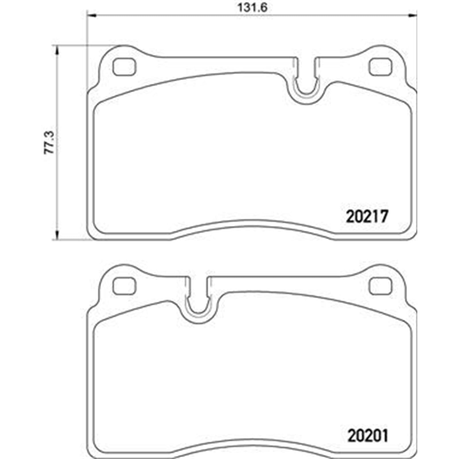 Zestaw Klocków Hamulcowych BREMBO P 02 002 przód