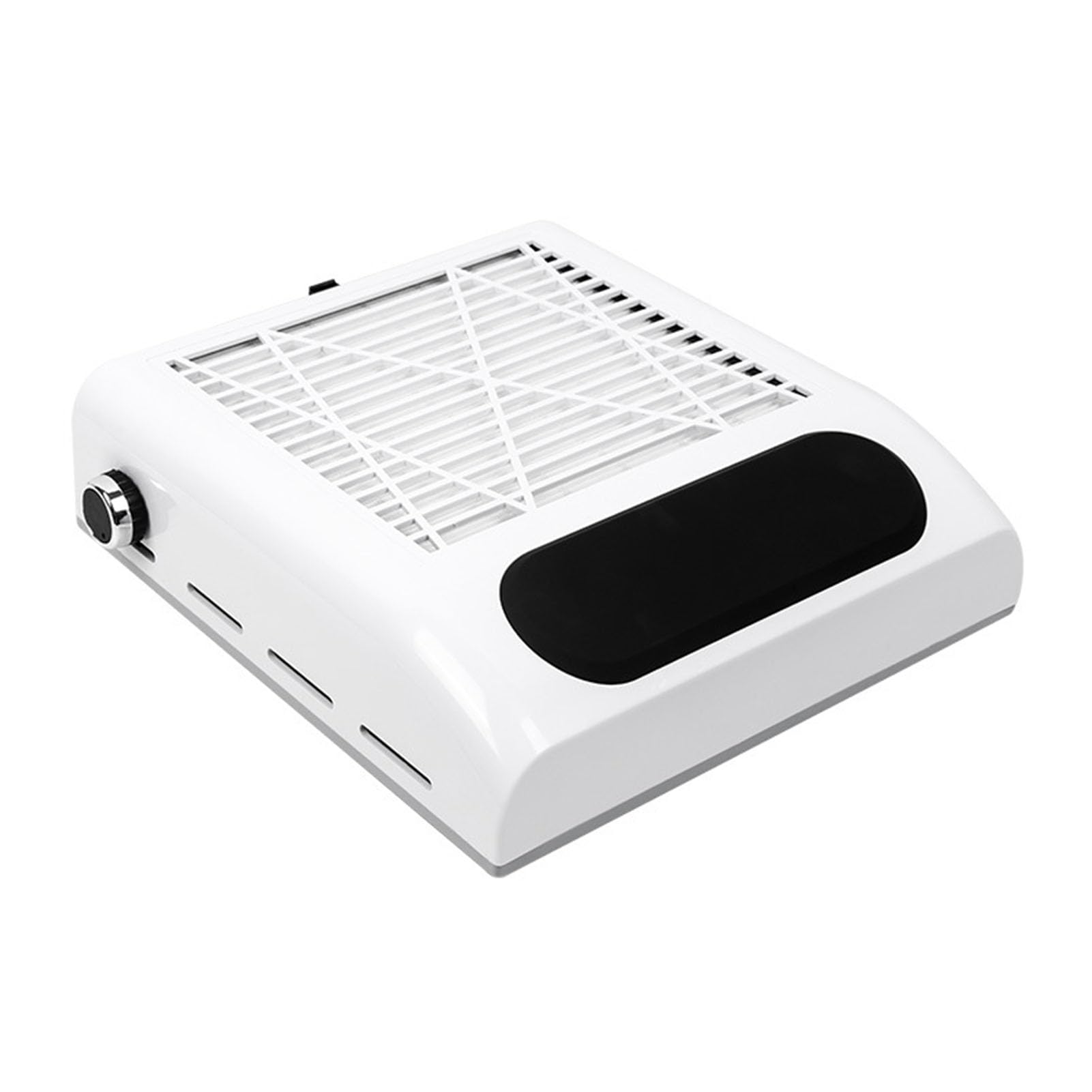 Aspiratore per Polvere da Unghie Regolabile 80W – Aspirapolvere da Tavolo con poggiamano e Filtro Denso, estrattore Portatile per limatura, per casa e Salone