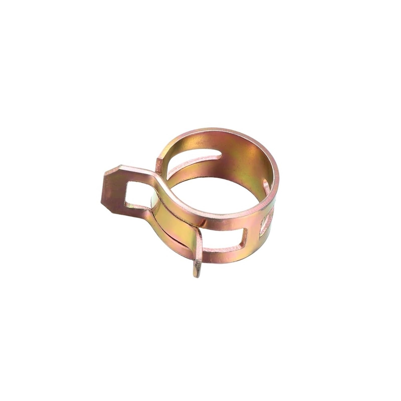 Hqycl 11Mm 10Pcs/Set 5-16Mm Spring Clips Fastener Stainless Steel Galvanized Tube Clamps Fuel Oil Line Water Hose Pipe Auto Accessories(11Mm)