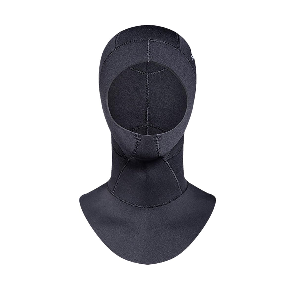 3/5mm Thick Neoprene Diving Hood, Providing Warmth and Protection for Scuba Diving, Free Diving, and Spearfishing (Black 3mm, L)