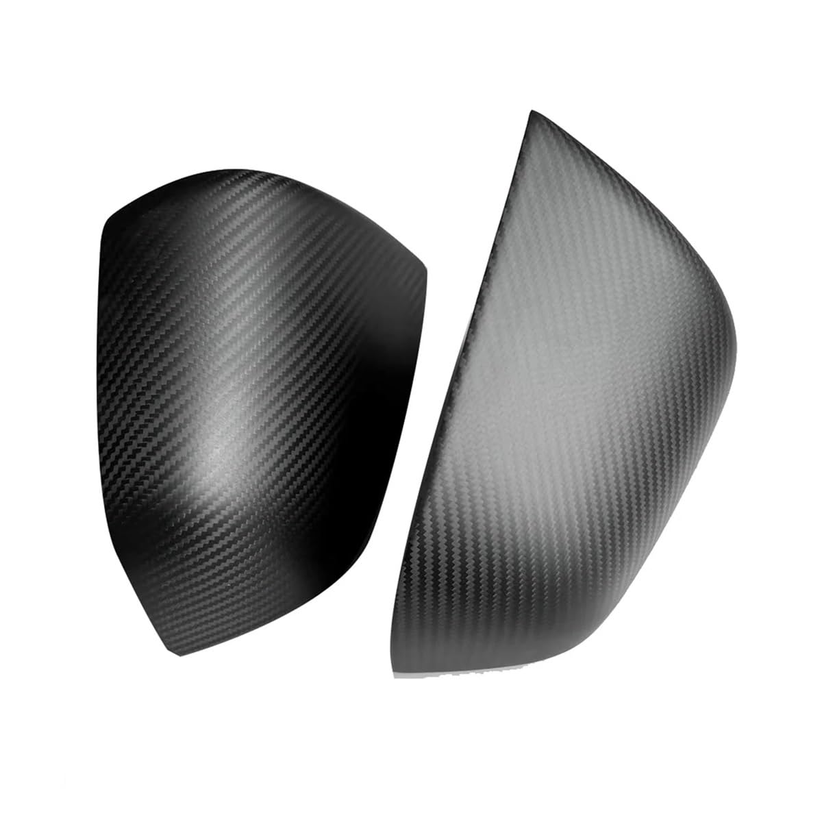 2 copri specchietti in vera fibra di carbonio compatibili con gli specchietti Tesla Model Y 2020-2023, stile sportivo, specifici for il veicolo, montaggio preciso