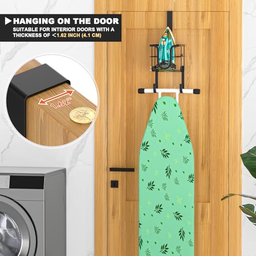 Jinberry Besenhalterung - Platzsparend Mit 5 Clips & 6 Haken